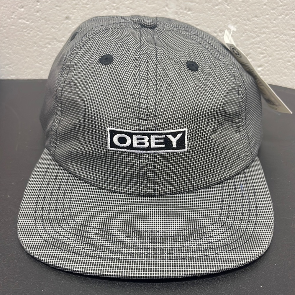 Obey Nore six panel strapback ultramarine